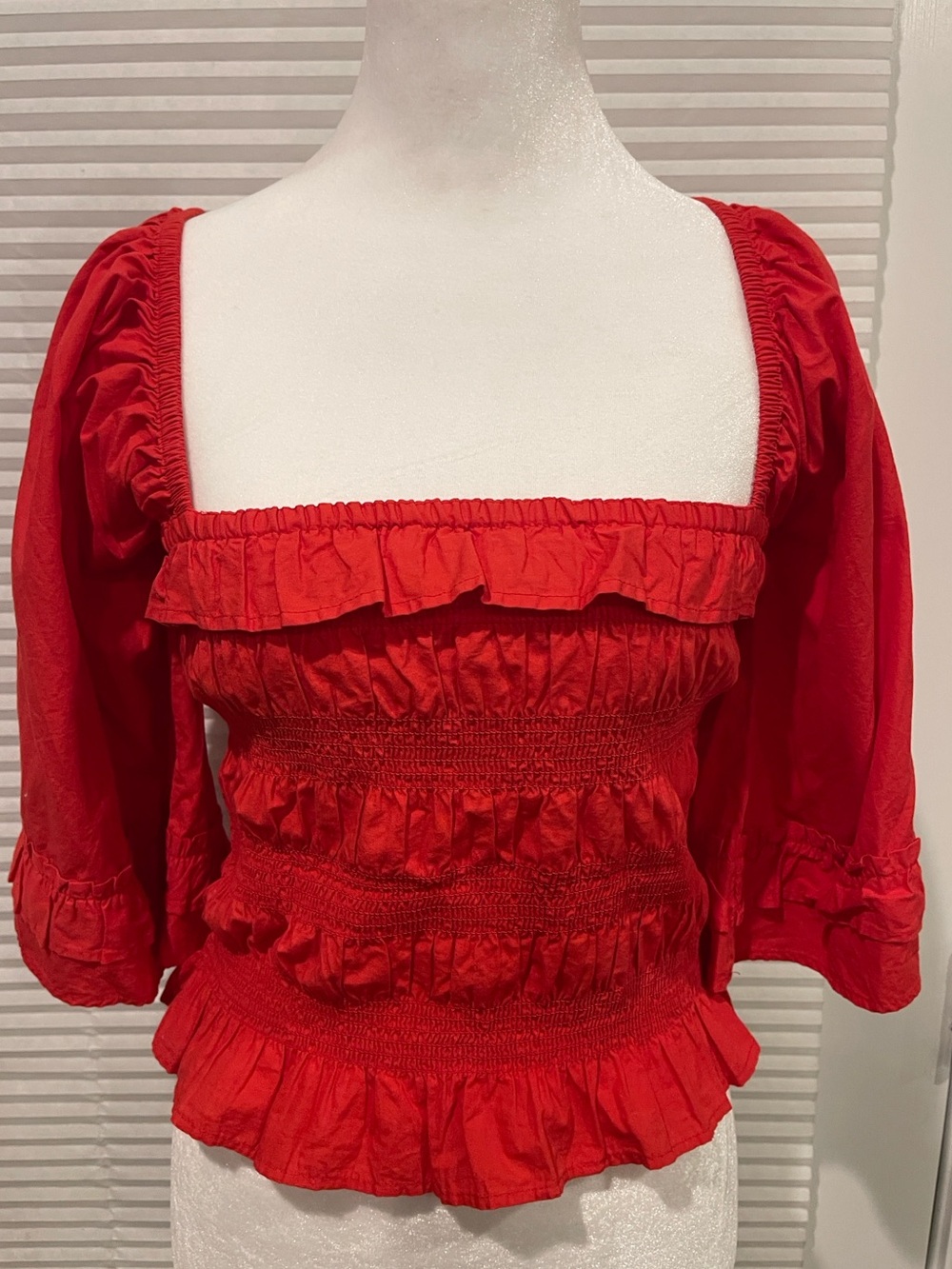 Free People Shirred perfection top
Size small